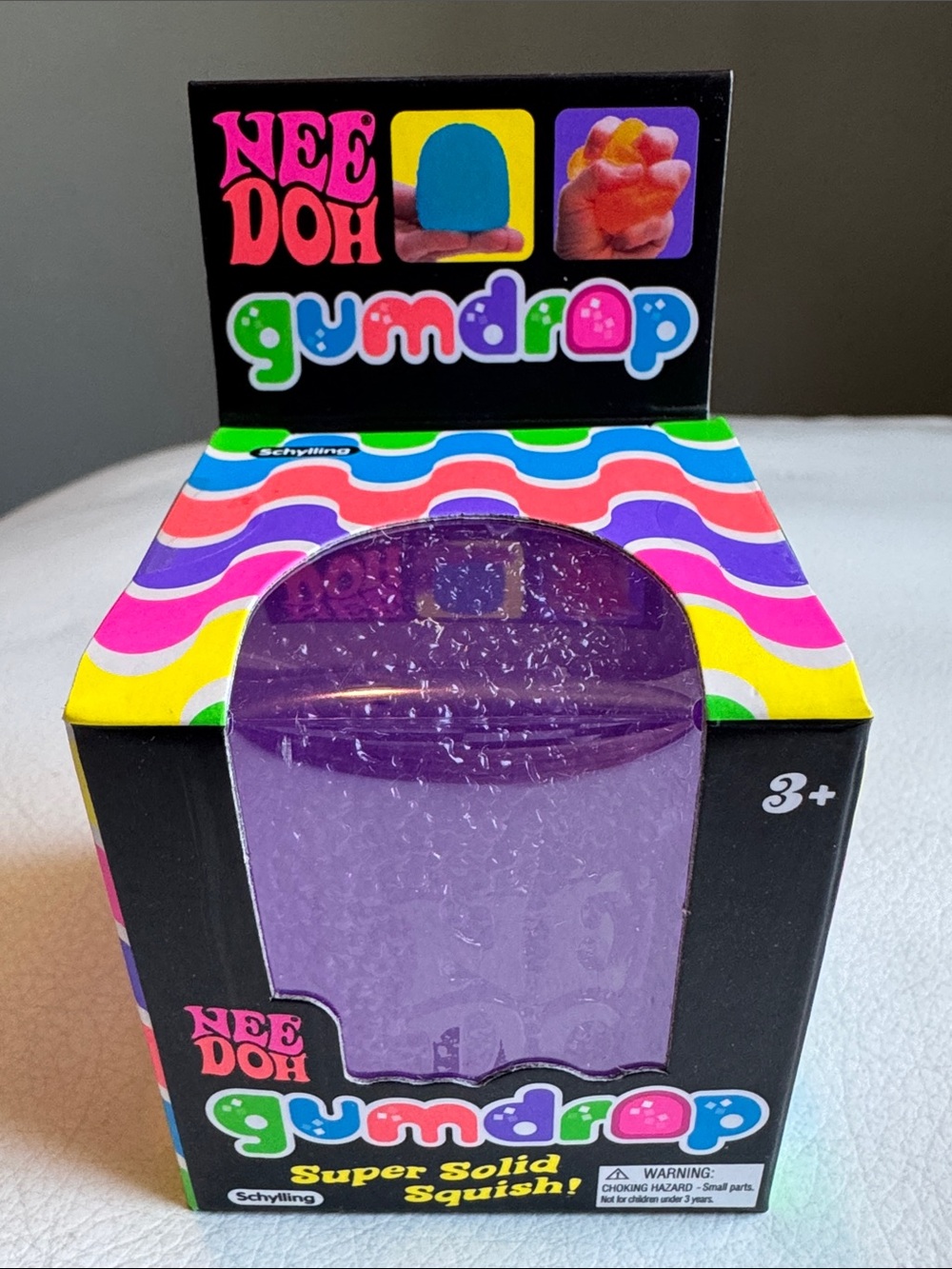NeeDoh GumDrop Purple Squishy Squeeze Viral Trending Toy New SHIPS TODAY!